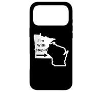 Je suis d'accord avec Une rivalité Stupide et drôle Entre Le Minnesota et l'État du Wisconsin Coque pour iPhone 17 Pro Max