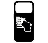 Je suis d'accord avec Une rivalité Stupide et drôle Entre Le Minnesota et l'État du Wisconsin Coque pour iPhone 17 Pro