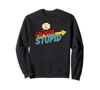 Je suis d'accord avec Une Version de Bande dessinée Stupide Sweatshirt