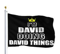 Je Suis David, Je Fais Des Trucs De David. Bannières 90X150Cm Avec Œillets Suspendre Bannière Cour Drapeau De Cour Pour Clubs Événement Fêtes