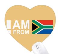 je suis de l'afrique du sud Jeux de tapis de souris en forme de coeur
