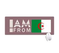 je suis de l'algérie tapis de souris large cousues bords mat étendu game bureau