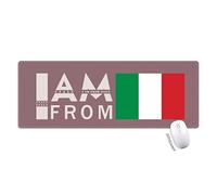 je suis de l'italie tapis de souris large cousues bords mat étendu game bureau