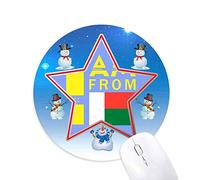 je suis de madagascar bonhomme de neige, tapis de souris série star mat