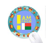 je suis de madagascar tapis de souris souris ronds cadeaux de noël