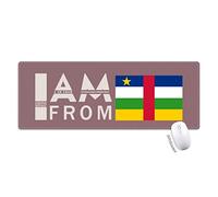 je suis de république centrafricaine tapis de souris large cousues bords mat étendu game bureau