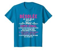 Je Suis Déjà Prise Par Un Mec Super Genial Drôle Copine T-Shirt