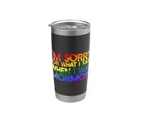 JE SUIS DÉSOLÉE POUR CE QUE J'AI DIT QUAND J'ÉTAIS MORMON LGBT Meme Gobelet isotherme en acier inoxydable double paroi