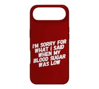 Je suis désolée pour ce Que J'Ai Dit Quand ma glycémie est drôle de diabète Coque pour iPhone Air