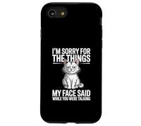 Je suis désolée pour ce Que Mon Visage a Dit Pendant Que tu parlais Coque pour iPhone SE (2020) / 7/8