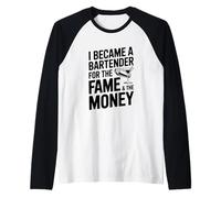 Je suis devenu Barman pour la Gloire et l'argent Manche Raglan