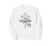 Je suis devenu chrétien avec la Foi du baptême croisé Sweatshirt