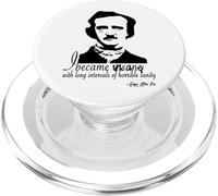 Je suis devenu Fou, avec de Longs intervalles d'horrible santé mentale PopSockets PopGrip pour MagSafe