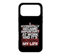 Je suis devenu Important par Accident au Travail, ruinant ma Vie de façon Amusante Coque pour iPhone 17 Pro Max