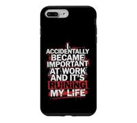 Je suis devenu Important par Accident au Travail, ruinant ma Vie de façon Amusante Coque pour iPhone 7 Plus/8 Plus