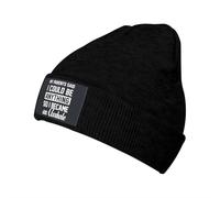 Je suis Devenu Un Connard Homme Femme Bonnet d'hiver Bonnets Tricoté Doux Bonnet À Revers Chaud Hiver Chapeaux pour Quotidien Ski Patinage