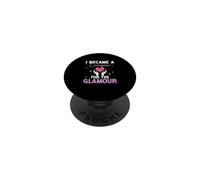 Je suis devenue Aide-Soignante pour The Glamour Funny Caregiving Nurse PopSockets PopGrip Adhésif