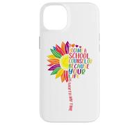 Je suis devenue conseillère Scolaire Parce Que ta Vie en Vaut la Peine Coque pour iPhone 14 Plus