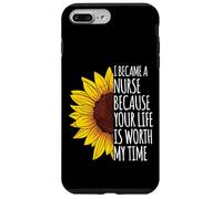 Je suis devenue infirmière Parce Que Votre Vie en Vaut la Peine Coque pour iPhone 7 Plus/8 Plus