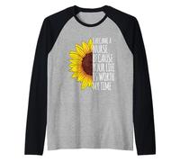 Je suis devenue infirmière Parce Que Votre Vie en Vaut la Peine Manche Raglan