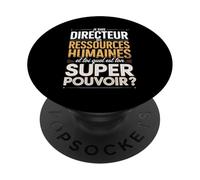 Je suis Directeur des Ressources Humaines Super Pouvoir PopSockets PopGrip Adhésif