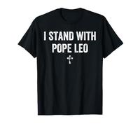 Je suis du côté du Pape Leo Vintage Faith T-Shirt