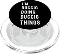 Je suis Duccio Qui Fait des Choses à Duccio PopSockets PopGrip pour MagSafe