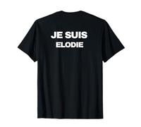 je suis elodie si je suis trop bourré duo couple humour 2 T-Shirt