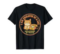 Je suis employée par Un département spécialisé dans Les Chats Qui Propose des Jeux de Mots Amusants T-Shirt