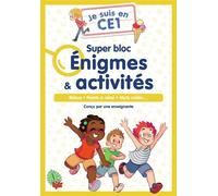 Super Bloc Énigmes & Activités Ce1 - Rébus, Points À Relier, Mots Mêlés