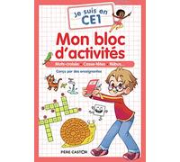 Je suis en CE1 - Mon bloc d'activités - CE1: Mots croisés - Casse-têtes - Rébus...