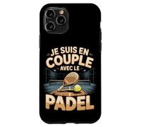 Je suis en Couple avec Le Padel Joueur Passion Coque pour iPhone 11 Pro