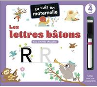 Je suis en maternelle - Les lettres bâtons Mes activités effaçables - Caroline Dall'Ava - Flammarion Jeunesse Pere Castor - cartonné - Scolaire / Universitaire