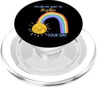 Je suis en Passe d'illuminer ta journée, Positive Affirmation Girl PopSockets PopGrip pour MagSafe