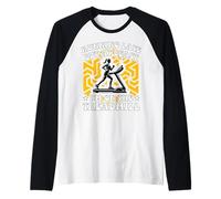 Je suis en retard mais au moins je suis sur le tapis roulant Manche Raglan