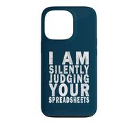 Je suis en Train de Juger silencieusement Vos Feuilles de calcul, Un Comptable Amusant Coque pour iPhone 13 Pro