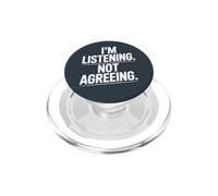 Je suis en Train d'écouter et de ne Pas Accepter Une déclaration Sarcastique PopSockets PopGrip pour MagSafe