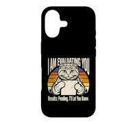 Je suis en Train d'évaluer Vos résultats en Attendant de Vous informer, Chat Coque pour iPhone 17
