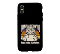 Je suis en Train d'évaluer Vos résultats en Attendant de Vous informer, Chat Coque pour iPhone X/XS