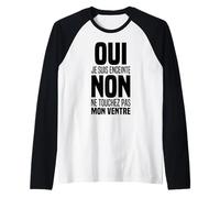 Je suis Enceinte Annonce Grossesse Femme Humour Future Maman Manche Raglan