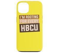 Je suis enraciné pour Chaque HBCU | Histoire des Noirs Coque pour iPhone 13