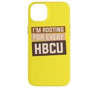 Je suis enraciné pour Chaque HBCU | Histoire des Noirs Coque pour iPhone 14 Plus
