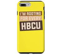 Je suis enraciné pour Chaque HBCU | Histoire des Noirs Coque pour iPhone 7 Plus/8 Plus