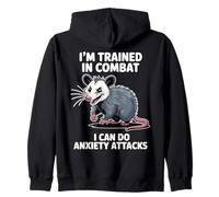 Je suis entraîné à Combattre Les Crises d'anxiété Opossum Sweat à Capuche
