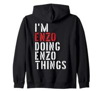 Je suis Enzo Qui Fait Enzo Things Sweat à Capuche