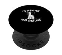 Je suis épuisé et confus, des Gens sidérés PopSockets PopGrip Adhésif