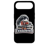 Je suis épuisé Funny Truck Driver Exhust Trucker Trucker Truckie Pun Coque pour iPhone Air