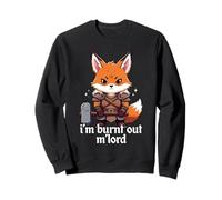 Je suis épuisé, Lord Fox Warrior Armor Battle Hammer Sweatshirt