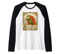 Je suis épuisé, mème Fantastique médiéval de M'Lord Frog Knight Manche Raglan