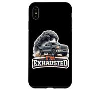 Je suis épuisé Un Jeu de Mots Amusant pour Un propriétaire de camionnette Coque pour iPhone XS Max